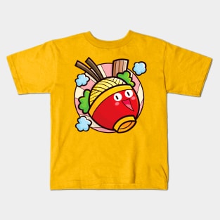 Red Bowl Ramen Kids T-Shirt